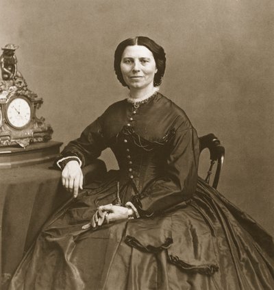 Clara Barton, c.1865 by Mathew B. Brady